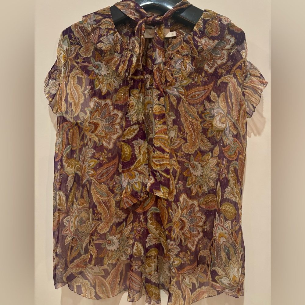 Zimmermann sleeveless blouse, size M/L